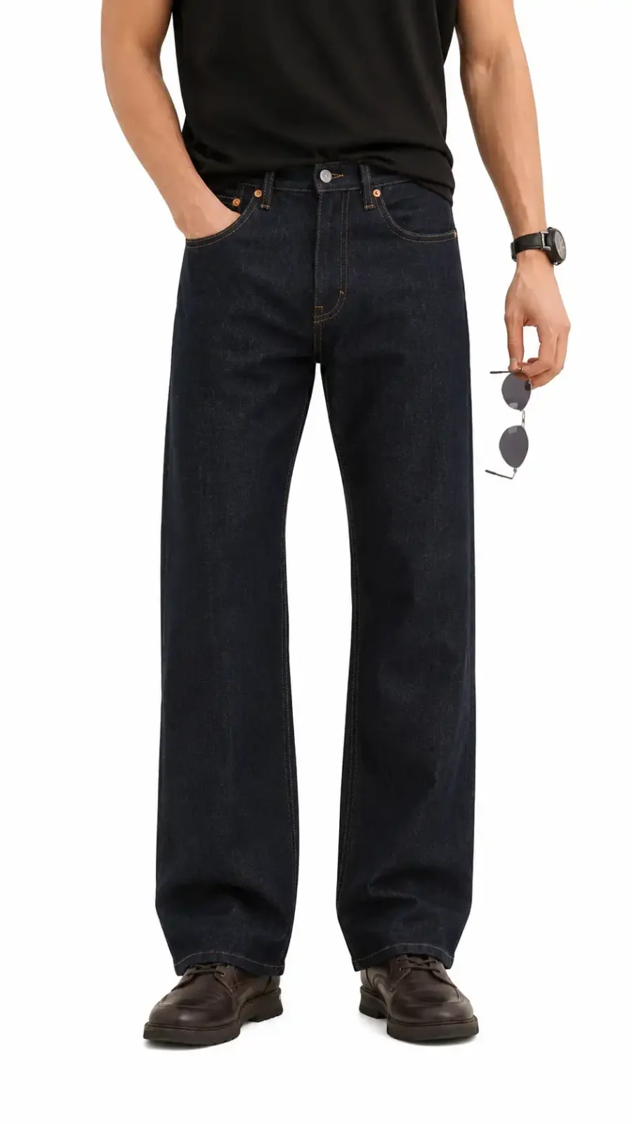 Men's Dark Indigo Bootcut Jeans
