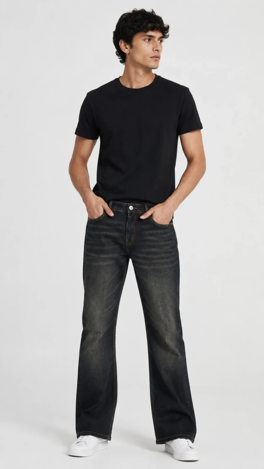 Men's Dark Wash Relaxed Fit Jeans