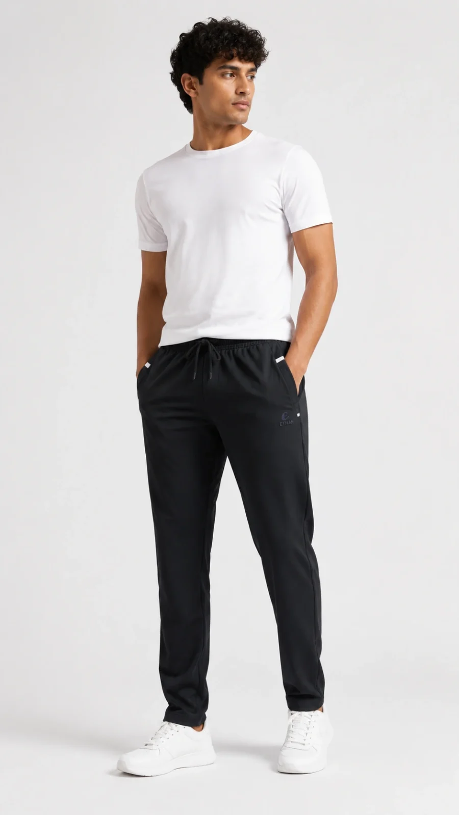 Ethan Men's Active Performance Track Pants – Navy Blue