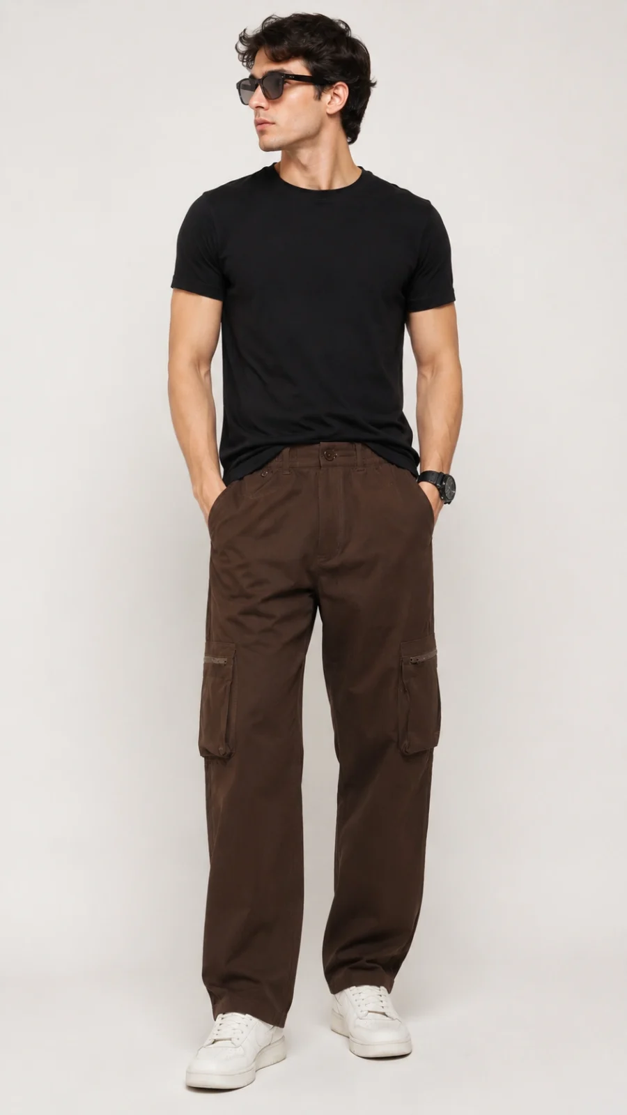 Men's Charcoal Grey Performance Track Pants