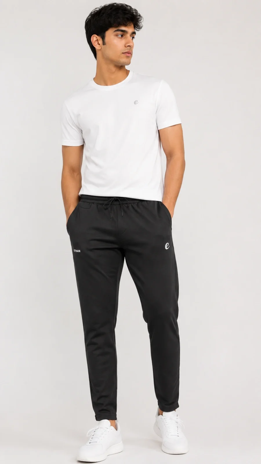 Men’s Black Performance Track Pants