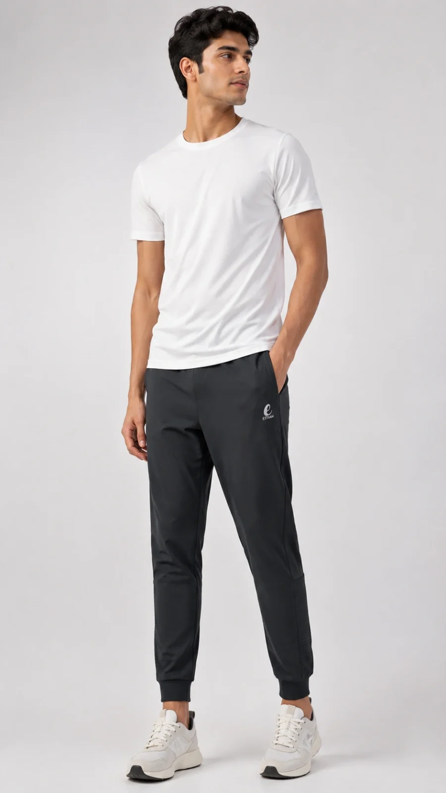 Men’s Charcoal Grey Performance Jogger Pants